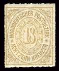 Bild von Freimarken für den südlichen Bezirk mit Guldenwährung