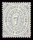 Bild von Freimarken für den südlichen Bezirk mit Guldenwährung
