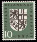 Bild von Eingliederung des Saarlandes 1.Januar 1957