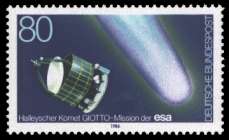 Bild von Halleyscher Komet - GIOTTO-Mission der ESA