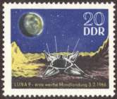 Bild von Luna 9 - erste weiche Mondlandung 3.2.1966