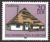 Bild von Fachwerkbauten in der DDR