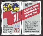Bild von Weltgewerkschaftskongreß 1986 Berlin DDR XI.