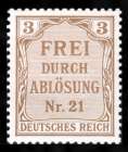 Bild von Zähldienstmarken für Preußen