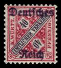 Bild von Neu gedruckte Dienstmarken von Würtemberg