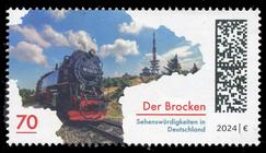 Briefmarke zu Bundesrepublik Deutschland (BRD) Sehenswürdigkeiten in Deutschland 70 C mehrfarbig