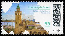 Briefmarke zu Bundesrepublik Deutschland (BRD) Sehenswürdigkeiten in Deutschland 95 C mehrfarbig