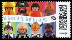 Briefmarke zu Bundesrepublik Deutschland (BRD) 50 Jahre Playmobil 85 C mehrfarbig
