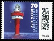 Briefmarke zu Bundesrepublik Deutschland (BRD) Leuchttürme 70 C mehrfarbig
