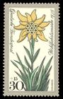 Briefmarke zu Bundesrepublik Deutschland (BRD) Wohlfahrt: Alpenblumen 30+15 Pfg mehrfarbig