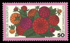 Briefmarke zu Bundesrepublik Deutschland (BRD) Wohlfahrt: Gartenblumen 50+25 Pfg mehrfarbig