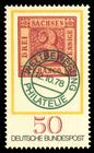 Briefmarke zu Bundesrepublik Deutschland (BRD) Tag der Briefmarke: Weltbewegung Philatelie 50 Pfg mehrfarbig