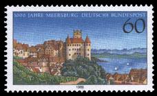 Briefmarke zu Bundesrepublik Deutschland (BRD) 1000 Jahre Meersburg 60 Pfg mehrfarbig