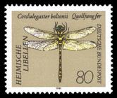 Briefmarke zu Bundesrepublik Deutschland (BRD) Heimische Libellen 80 Pfg mehrfarbig