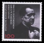 Briefmarke zu Bundesrepublik Deutschland (BRD) Leber Juliu100. Geburtstag von Julius Leber 100 Pfg mehrfarbig