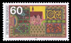 Briefmarke zu Bundesrepublik Deutschland (BRD) Botanische Garten Leipzig 1693 60 Pfg mehrfarbig