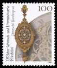 Briefmarke zu Bundesrepublik Deutschland (BRD) 225 Jahre Uhren- und Schmuckindustrie Pforzheim 100 Pfg mehrfarbig
