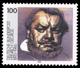 Briefmarke zu Bundesrepublik Deutschland (BRD) 100. Geburtstag von Heinrich George 100 Pfg mehrfarbig