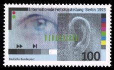 Briefmarke zu Bundesrepublik Deutschland (BRD) Internationale Funkausstellung Berlin 1993 100 Pfg mehrfarbig