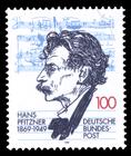 Briefmarke zu Bundesrepublik Deutschland (BRD) 125. Geburtstag von Hans Pfitzner 100 Pfg mehrfarbig