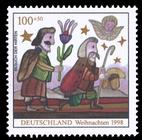 Briefmarke zu Bundesrepublik Deutschland (BRD) Weihnachtsmarke 100+50 Pfg mehrfarbig
