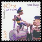 Briefmarke zu Bundesrepublik Deutschland (BRD) Jugend: Figuren aus Kinder-und Jugendbüchern 110+50 Pfg mehrfarbig