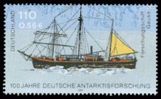Briefmarke zu Bundesrepublik Deutschland (BRD) 100 Jahre Deutsche Antarktisforschung 110 Pfg mehrfarbig