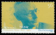 Briefmarke zu Bundesrepublik Deutschland (BRD) 125. Geburtstag von Hermann Hesse 56 C mehrfarbig