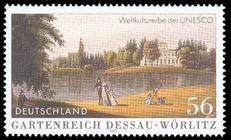 Briefmarke zu Bundesrepublik Deutschland (BRD) UNESCO-Weltkulturerbe: Gartenteich Dessau-Wörlitz 56 C mehrfarbig