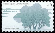 Briefmarke zu Bundesrepublik Deutschland (BRD) Nationalpark Unteres Odertal 55 C mehrfarbig