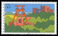 Briefmarke zu Bundesrepublik Deutschland (BRD) Bilder aus Deutschland 55 C mehrfarbig