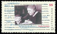 Briefmarke zu Bundesrepublik Deutschland (BRD) 100. Geburtstag von Theodor Adorno 55 C mehrfarbig