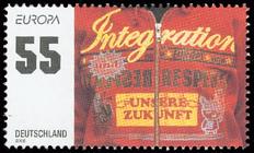 Briefmarke zu Bundesrepublik Deutschland (BRD) Europa: Integration 55 C mehrfarbig