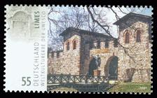 Briefmarke zu Bundesrepublik Deutschland (BRD) Kultur- und Naturerbe: Limes 55 C mehrfarbig