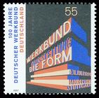 Briefmarke zu Bundesrepublik Deutschland (BRD) 100 Jahre Deutscher Werkbund 55 C mehrfarbig