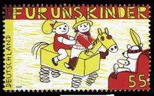Briefmarke zu Bundesrepublik Deutschland (BRD) Für uns Kinder 55 C mehrfarbig