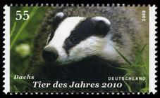 Briefmarke zu Bundesrepublik Deutschland (BRD) Tier des Jahres 2010 55 C mehrfarbig