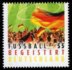 Briefmarke zu Bundesrepublik Deutschland (BRD) Fußball begeistert Deutschland 55 C mehrfarbig