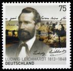 Briefmarke zu Bundesrepublik Deutschland (BRD) 200. Geburtstag von Ludwig Leichhardt 75 C mehrfarbig