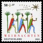 Briefmarke zu Bundesrepublik Deutschland (BRD) Weihnachten 58+27 C mehrfarbig