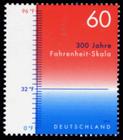Briefmarke zu Bundesrepublik Deutschland (BRD) 300 Jahre Fahrenheit-Skala 60 C mehrfarbig