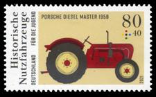 Briefmarke zu Bundesrepublik Deutschland (BRD) Jugend: Historische Traktoren 80+40 C mehrfarbig