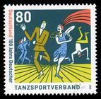 Briefmarke zu Bundesrepublik Deutschland (BRD) 100 Jahre Tanzsportverband 80 C mehrfarbig