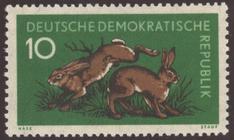 Briefmarke zu Deutsche Demokratische Republik (DDR) Waldtiere 10 Pfg mehrfarbig