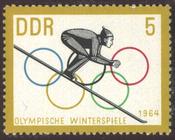 Bild von Olympische Winterspiele in Insbruck: Skispringen