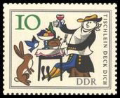 Briefmarke zu Deutsche Demokratische Republik (DDR) Das Märchen: Tischlein deck dich 10 Pfg mehrfarbig