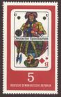 Briefmarke zu Deutsche Demokratische Republik (DDR) Deutsche Spielkarten 5 Pfg mehrfarbig