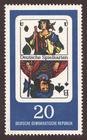 Briefmarke zu Deutsche Demokratische Republik (DDR) Deutsche Spielkarten 20 Pfg mehrfarbig
