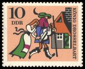 Briefmarke zu Deutsche Demokratische Republik (DDR) Das Märchen: König Drosselbart 10 Pfg mehrfarbig