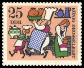 Briefmarke zu Deutsche Demokratische Republik (DDR) Das Märchen: König Drosselbart 25 Pfg mehrfarbig